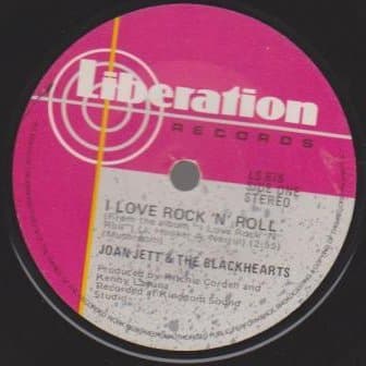I Love Rock 'N' Roll 7" by Joan Jett & The Blackhearts on vinyl