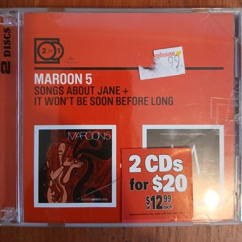 Songs About Jane + It Won't Be Soon Before Long by Maroon 5