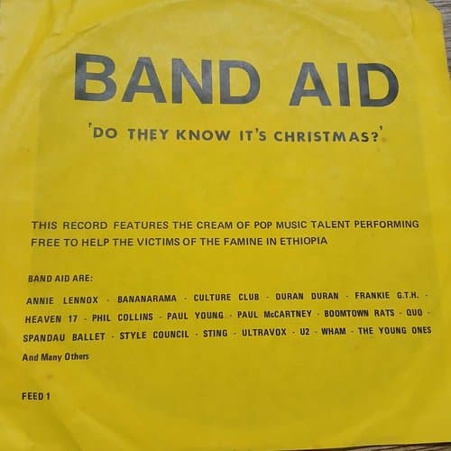 Do They Know It's Christmas? 7" by Band Aid